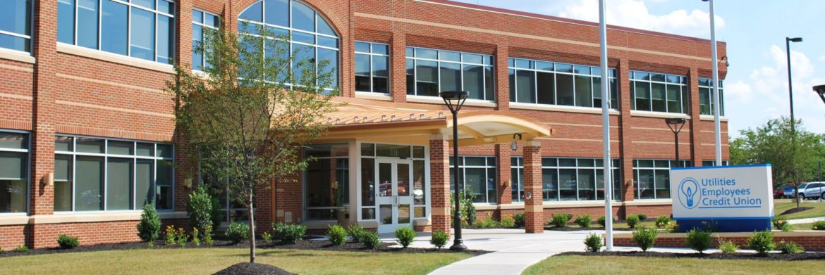 Utilities Employees Credit Union building exterior.