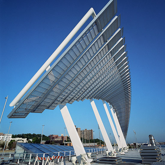 Owen Steel Company St. George Ferry steel canopy.
