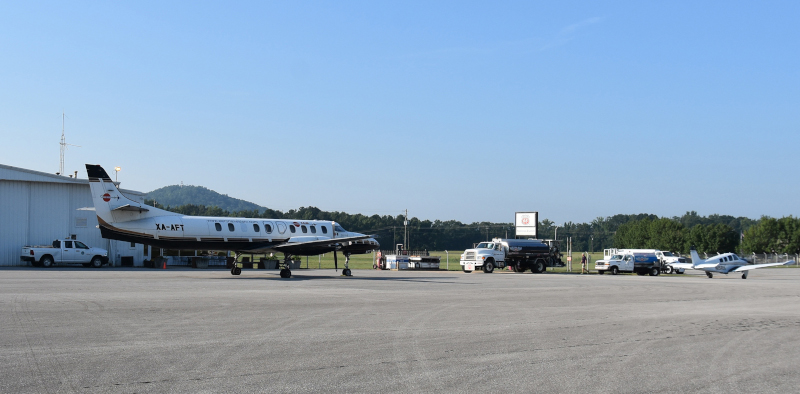 Anniston Regional Airport runway