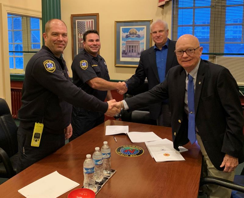 Norwood, Ohio Fire Contract Signing 2020