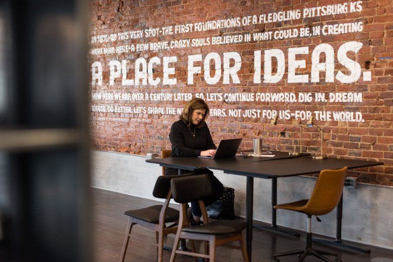 Pittsburg, Kansas coworking space