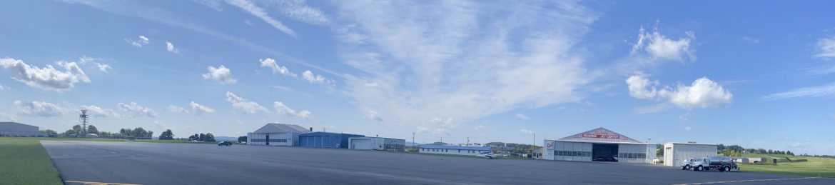 Reading Regional Airport landscape view