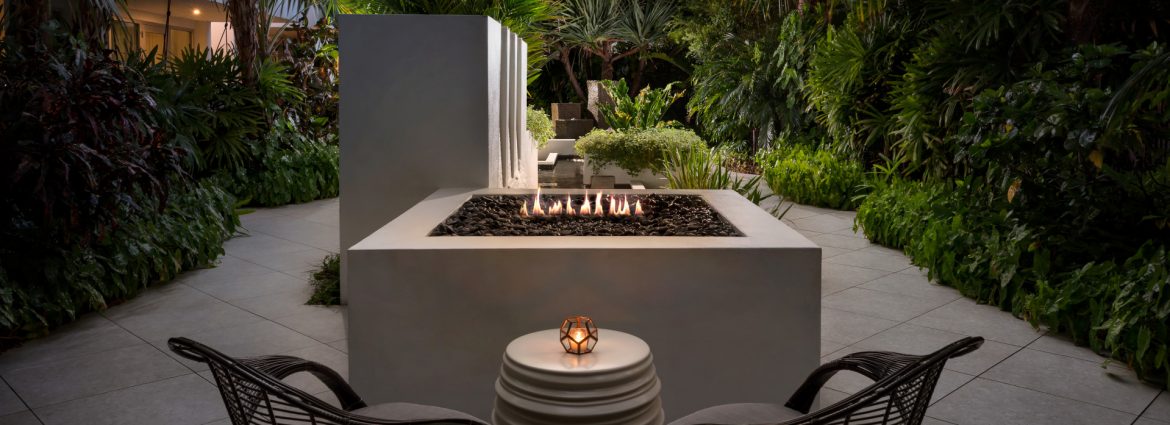 Meisel Holdings Managed Services Courtyard dusk