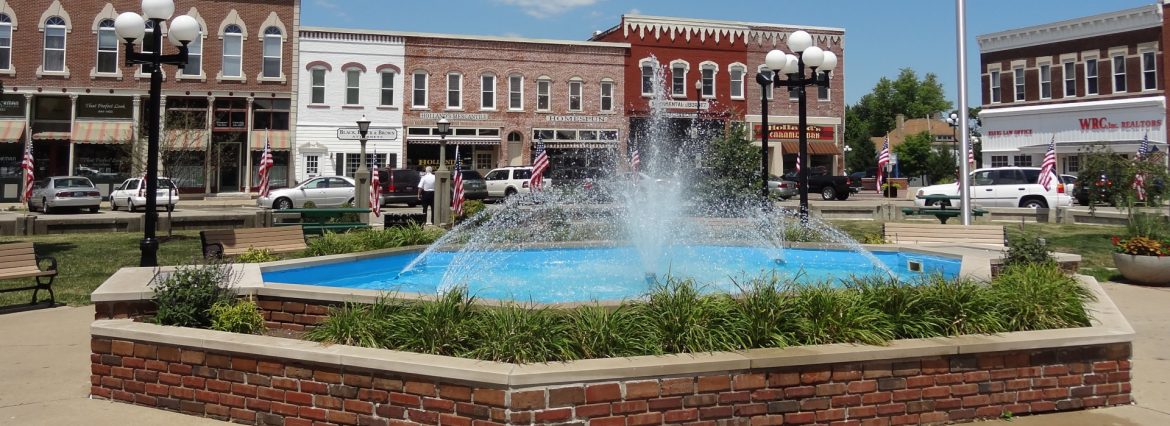 Washington Illinois Square Fountain