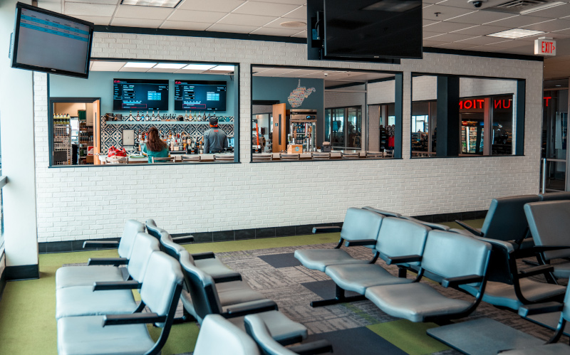 Yeager Airport Renovated Restaurant