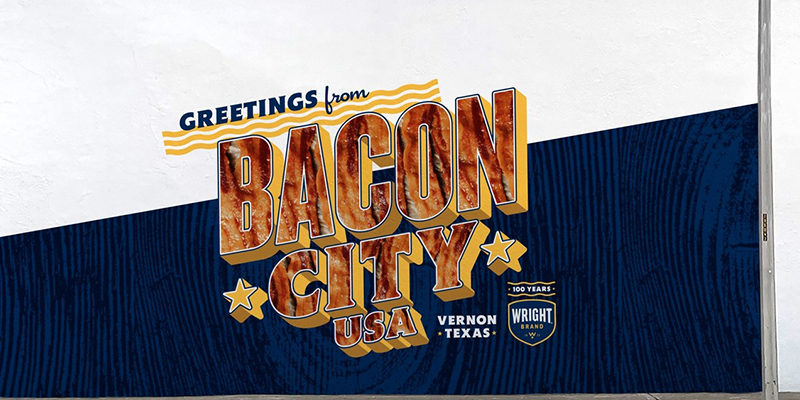 Vernon Bacon City USA Mural