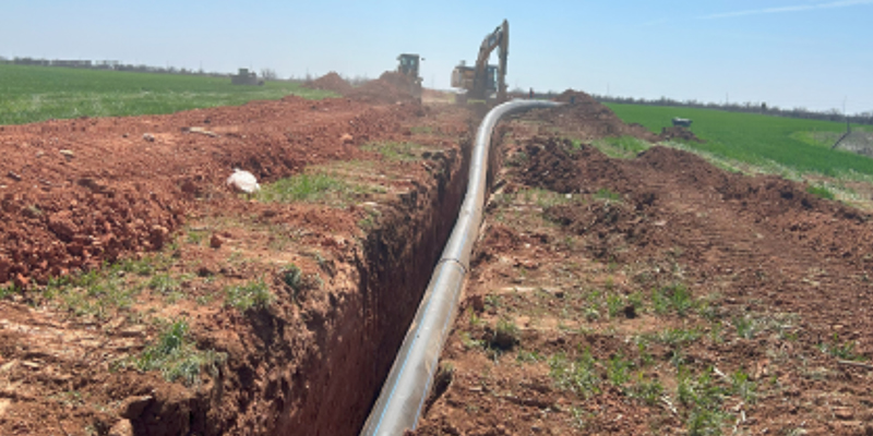 Vernon 16 mile, 24 inch Pipeline